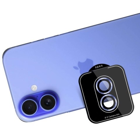 Szkło hartowane na obiektyw aparatu 3mk Lens Protection Pro do iPhone 17 - niebieskie 3mk Protection