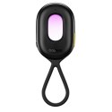 Wykrywacz ukrytych kamer Baseus Heyo Series II z alarmem i mini latarką + kabel Baseus Simple USB-A - USB-C - czarny