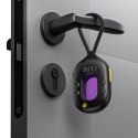 Wykrywacz ukrytych kamer Baseus Heyo Series II z alarmem i mini latarką + kabel Baseus Simple USB-A - USB-C - czarny