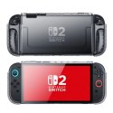 Etui Supcase Crystal na Nintendo Switch 2 - przezroczysto-czarne Supcase
