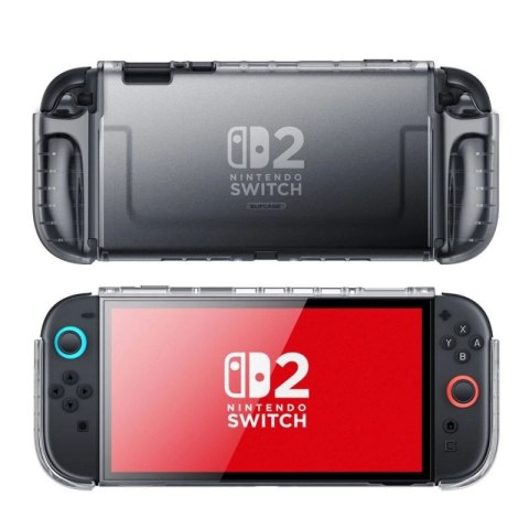 Etui Supcase Crystal na Nintendo Switch 2 - przezroczysto-czarne Supcase
