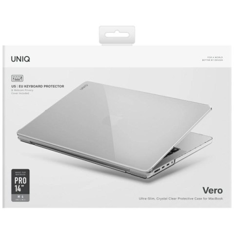 Etui UNIQ Vero do MacBook Pro 14" M1-M4 (2021-2024) - przezroczyste UNIQ