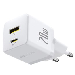 Ładowarka sieciowa Baseus Palm 20W USB-C USB-A - biała Baseus