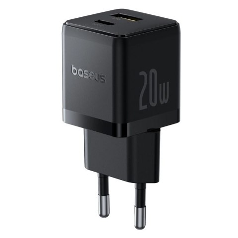 Ładowarka sieciowa Baseus Palm 20W USB-C USB-A - czarna Baseus
