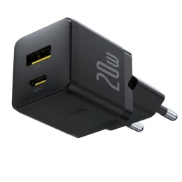 Ładowarka sieciowa Baseus Palm 20W USB-C USB-A - czarna Baseus