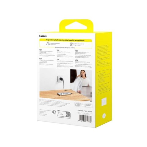 Ładowarka sieciowa Baseus Palm 30W USB-C - czarna Baseus