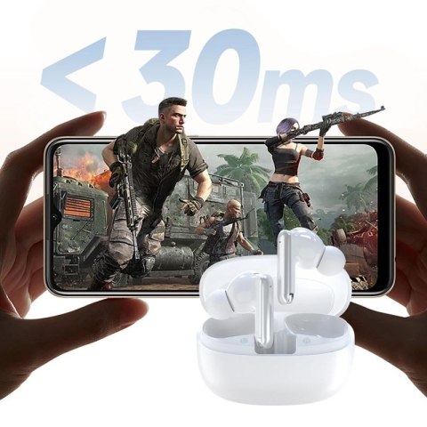 Słuchawki bezprzewodowe Dudao U21 TWS ANC ENC Bluetooth - białe Dudao