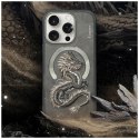Etui Nimmy Dragon MagSafe na iPhone 16 Pro Max - szare Nimmy