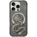 Etui Nimmy Dragon MagSafe na iPhone 16 Pro - szare Nimmy