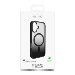 Etui Puro Gradient TPU kompatybilne z MagSafe na iPhone 17 - czarne Puro