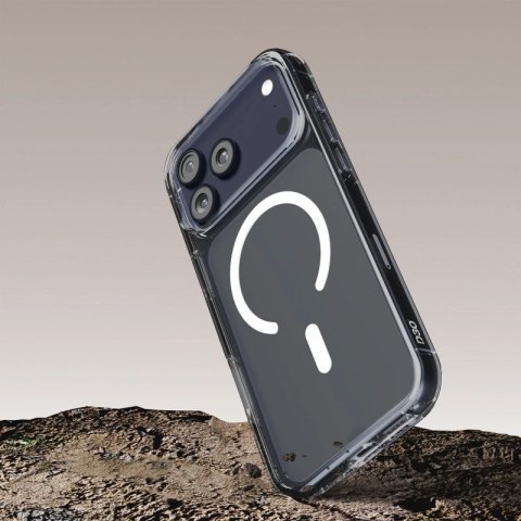 Etui Puro Impact Clear D3O TPU+PC kompatybilne z MagSafe na iPhone 17 Pro - przezroczyste Puro