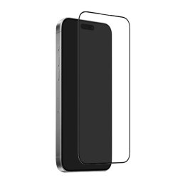 Szkło hartowane Puro Frame na iPhone 17 Pro z aplikatorem i czarną ramką Puro