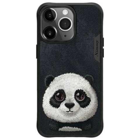 Etui Nimmy Big Eyed Pet 2.0 Panda na iPhone 15 Pro - czarne Nimmy