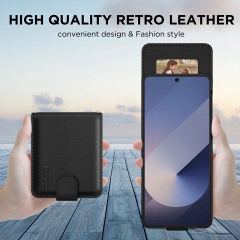 Etui Tech-Protect Wallet na Samsung Galaxy Z Flip 7 - czarne Tech-Protect