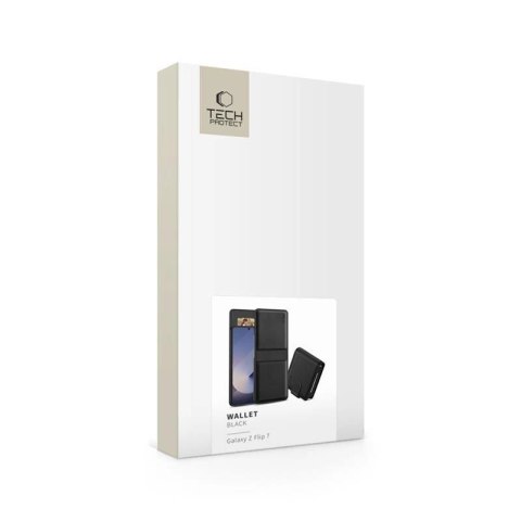 Etui Tech-Protect Wallet na Samsung Galaxy Z Flip 7 - czarne Tech-Protect