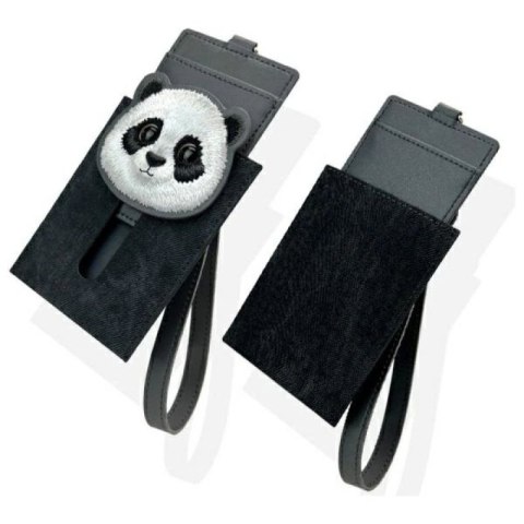 Portfel Nimmy Big Eyed Pet 2.0 Panda etui na karty - czarny Nimmy