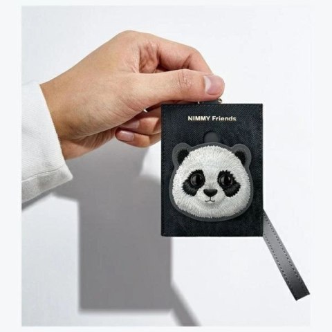 Portfel Nimmy Big Eyed Pet 2.0 Panda etui na karty - czarny Nimmy