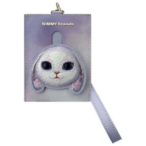 Portfel Nimmy Big Eyed Pet 2.0 Rabbit etui na karty - fioletowy Nimmy