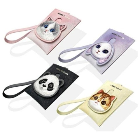 Portfel Nimmy Big Eyed Pet 2.0 Rabbit etui na karty - fioletowy Nimmy