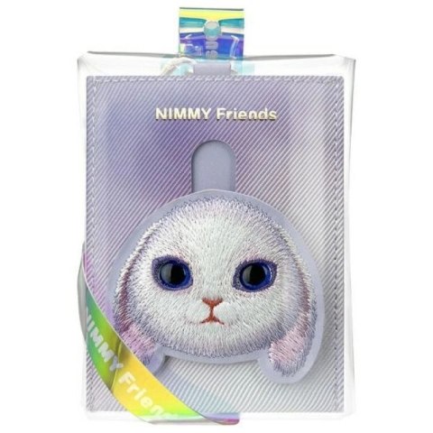 Portfel Nimmy Big Eyed Pet 2.0 Rabbit etui na karty - fioletowy Nimmy