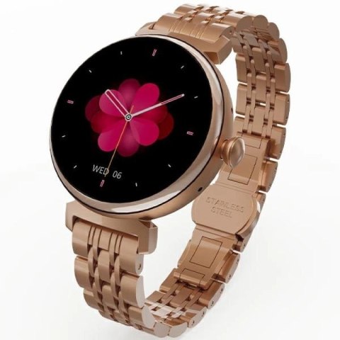 Smartwatch HiFuture Aura damski - różowo-złoty HiFuture
