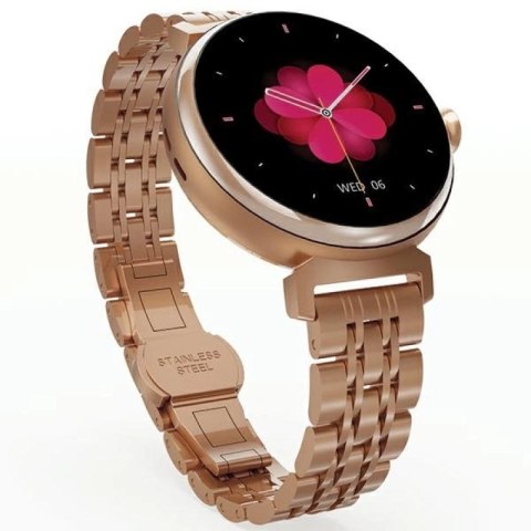 Smartwatch HiFuture Aura damski - różowo-złoty HiFuture