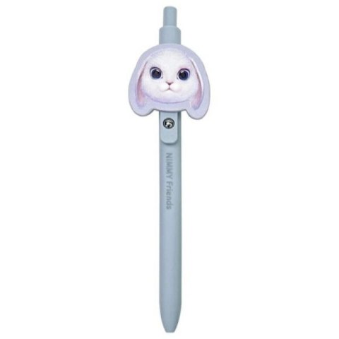 Zestaw Nimmy Big Eyed Pet 2.0 Rabbit 2w1 notatnik + długopis - fioletowy