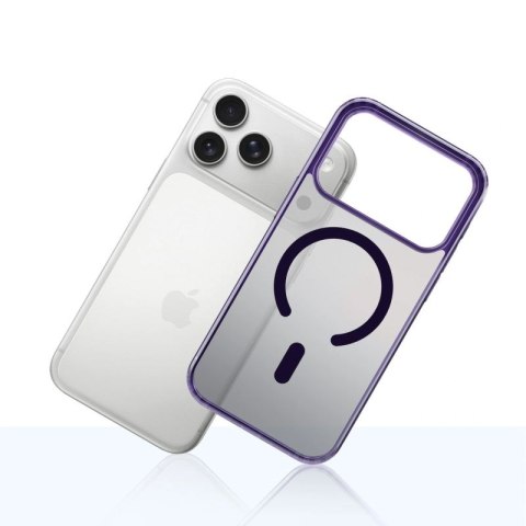 Etui 3mk Frosty MagCase na iPhone 17 Pro Max - fioletowe 3mk Protection