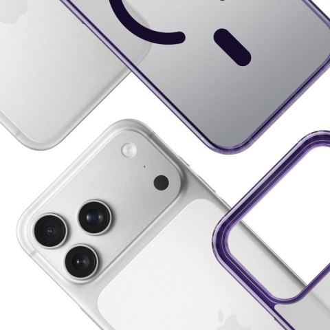 Etui 3mk Frosty MagCase na iPhone 17 Pro Max - fioletowe 3mk Protection