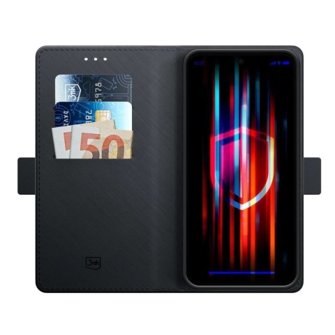 Etui 3mk Wallet Case na Samsung Galaxy S25 FE - czarne 3mk Protection