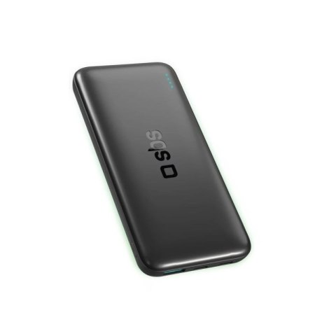 Powerbank SBS Infinity 10000mAh 10W LiFePo₄ USB-A USB-C - czarny SBS