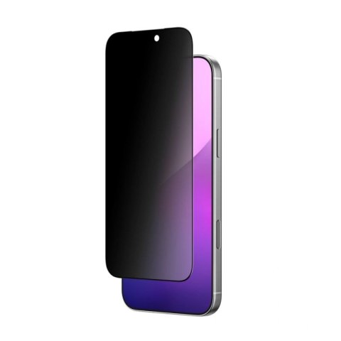 Szkło hartowane AMAZINGTHING Titan Privacy FusionFilter 7 prywatyzujące na iPhone 17 Pro Max AmazingThing