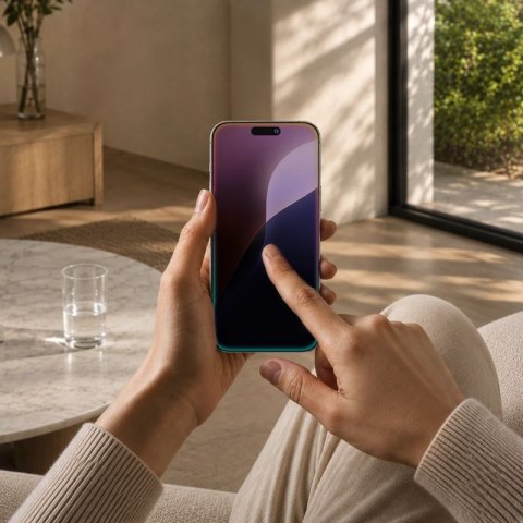 Szkło hartowane AMAZINGTHING Titan Privacy FusionFilter 7 prywatyzujące na iPhone 17 Pro Max AmazingThing