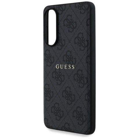Etui Guess 4G Ring Classic Logo MagSafe na Samsung Galaxy S25 Edge - czarnE Guess