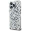 Etui Karl Lagerfeld IML Karl Script Pattern MagSafe na iPhone 16 Pro Max - białe Karl Lagerfeld
