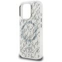 Etui Karl Lagerfeld IML Karl Script Pattern MagSafe na iPhone 16 Pro Max - białe Karl Lagerfeld