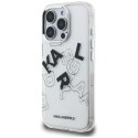 Etui Karl Lagerfeld IML Sketched Graphic na iPhone 16 Pro - przezroczyste Karl Lagerfeld