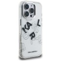 Etui Karl Lagerfeld IML Sketched Graphic na iPhone 16 Pro - przezroczyste Karl Lagerfeld