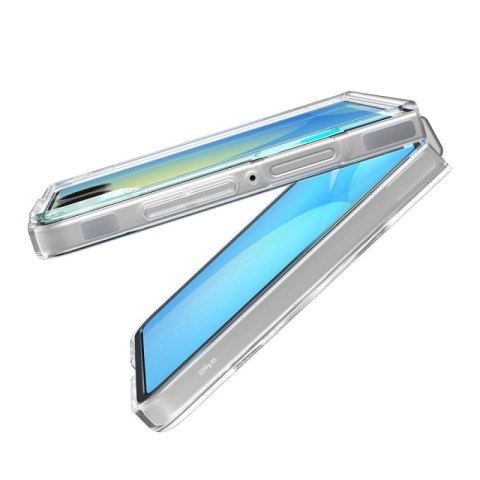 Etui Spigen AirSkin Mag MagSafe na Samsung Galaxy Z Flip 7 - przeroczysto-białe Spigen