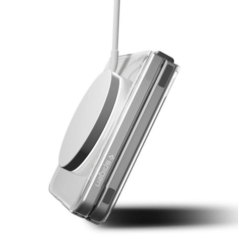 Etui Spigen AirSkin Mag MagSafe na Samsung Galaxy Z Flip 7 - przeroczysto-białe Spigen