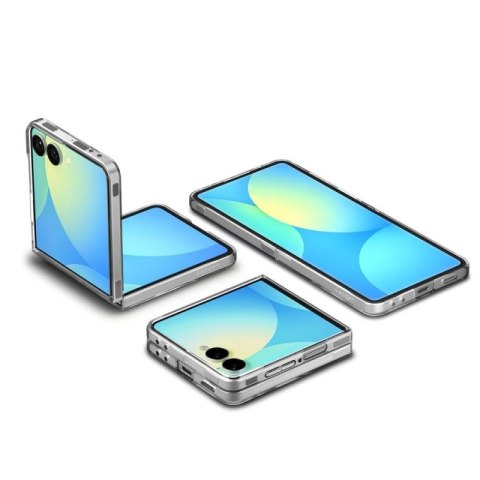 Etui Spigen AirSkin Mag MagSafe na Samsung Galaxy Z Flip 7 - przeroczysto-białe Spigen