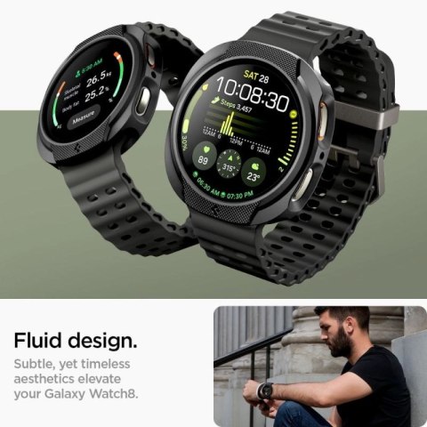 Etui Spigen Liquid Air na Samsung Galaxy Watch 8 44 mm - czarny mat Spigen