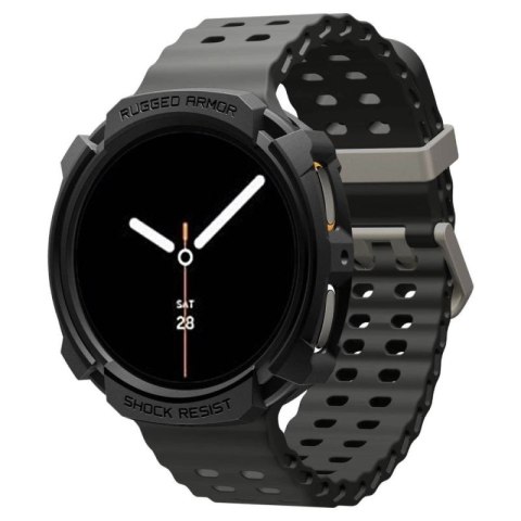 Etui Spigen Rugged Armor na Samsung Galaxy Watch 8 40 mm - czarny mat Spigen