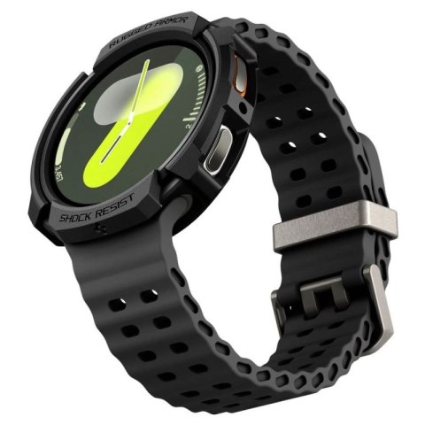 Etui Spigen Rugged Armor na Samsung Galaxy Watch 8 40 mm - czarny mat Spigen