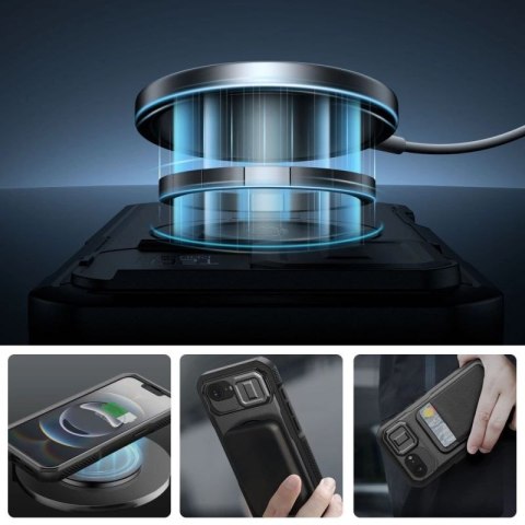 Etui Tech-Protect Kevlar Magsafe na iPhone 16e / 17e - czarne Tech-Protect