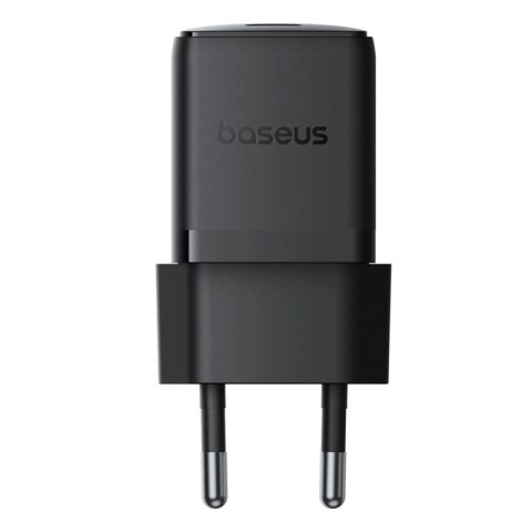Ładowarka sieciowa Baseus Palm 1C 20W (z kablem Baseus Mini White USB-C 60W (20V/3A) 1m) - czarna Baseus
