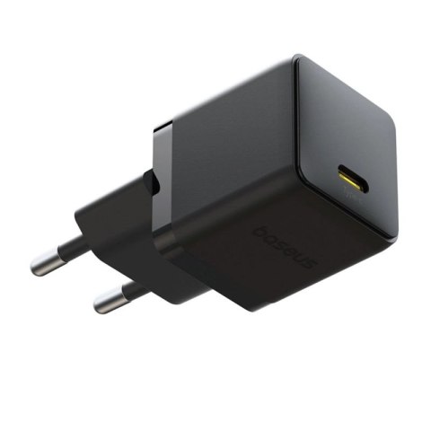Ładowarka sieciowa Baseus Palm 1C 20W (z kablem Baseus Mini White USB-C 60W (20V/3A) 1m) - czarna Baseus