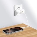 Ładowarka sieciowa Tech-Protect NCA30 PD 30W QC3.0 USB-A / USB-C + Kabel USB-C / USB-C 100cm - biała Tech-Protect
