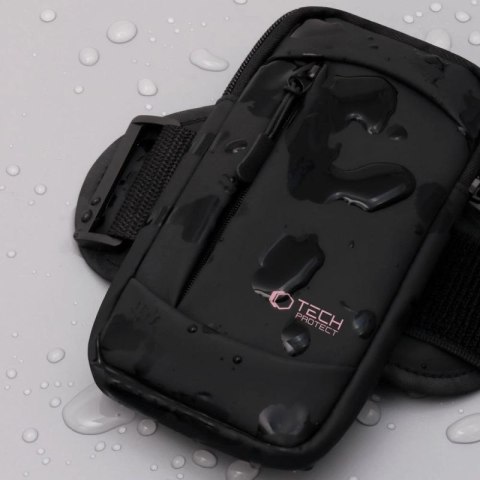 Opaska Tech-Protect M6 Universal Sport na ramię - czarno-różowa Tech-Protect
