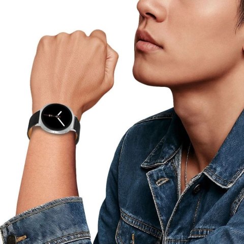 Pasek Tech-Protect Leatherfit na Samsung Galaxy Watch 40 / 44 / 46 mm - czarny Tech-Protect